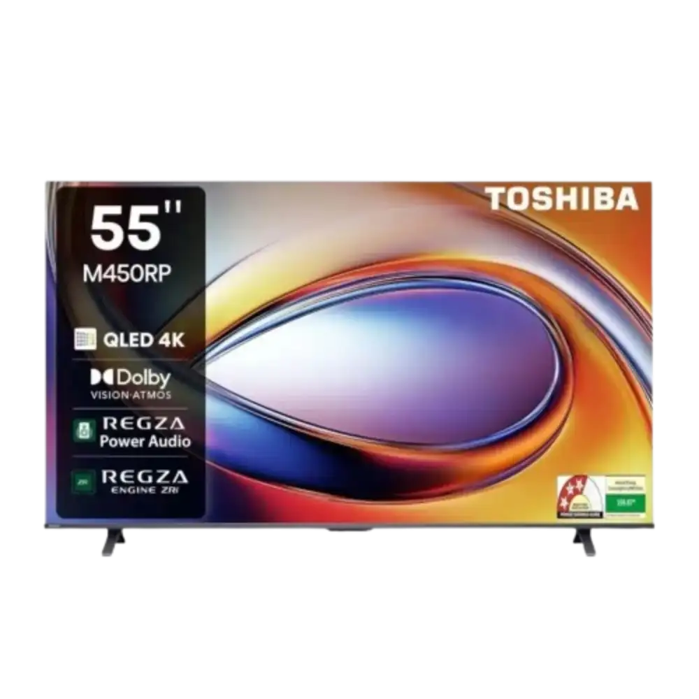 شاشة توشيبا 55 بوصة سمارت QLED ريموت كنترول 55M450RP